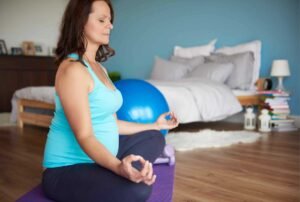 Prenatal yoga 